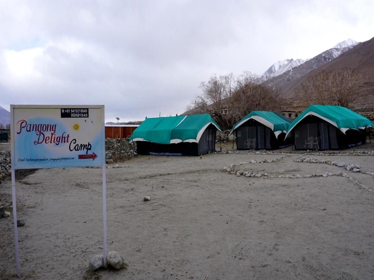 Pangong Delight Camps And Cottages Spangmik Exterior foto